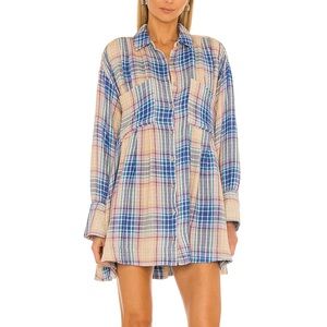 BRAND NEW Free People The Voyage shirt dress size small